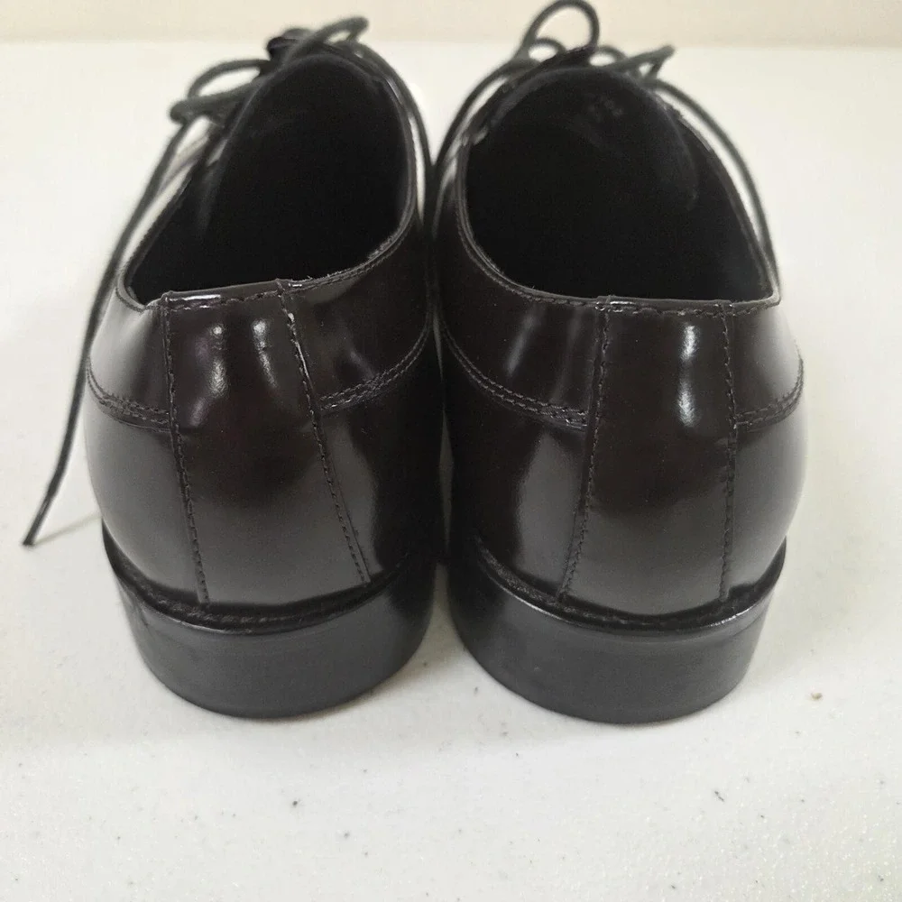 Aston Grey Collection Men's Black Lace-Up Dress Shoes 10